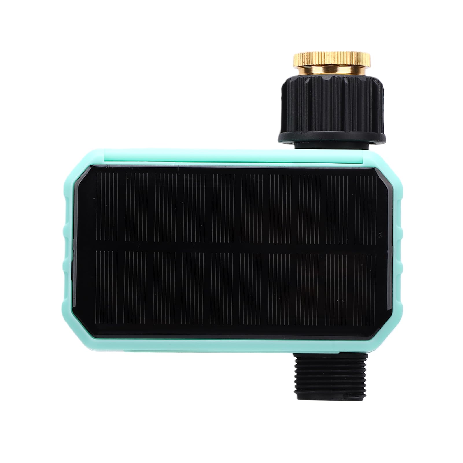 Asixxsix Programmatore Irrigazione Solare WiFi Intelligente con Controllo | Timer per irrigazione ad energia solare, timer per irrigazione programmabile, sensore pioggia, connettore con rotazione a