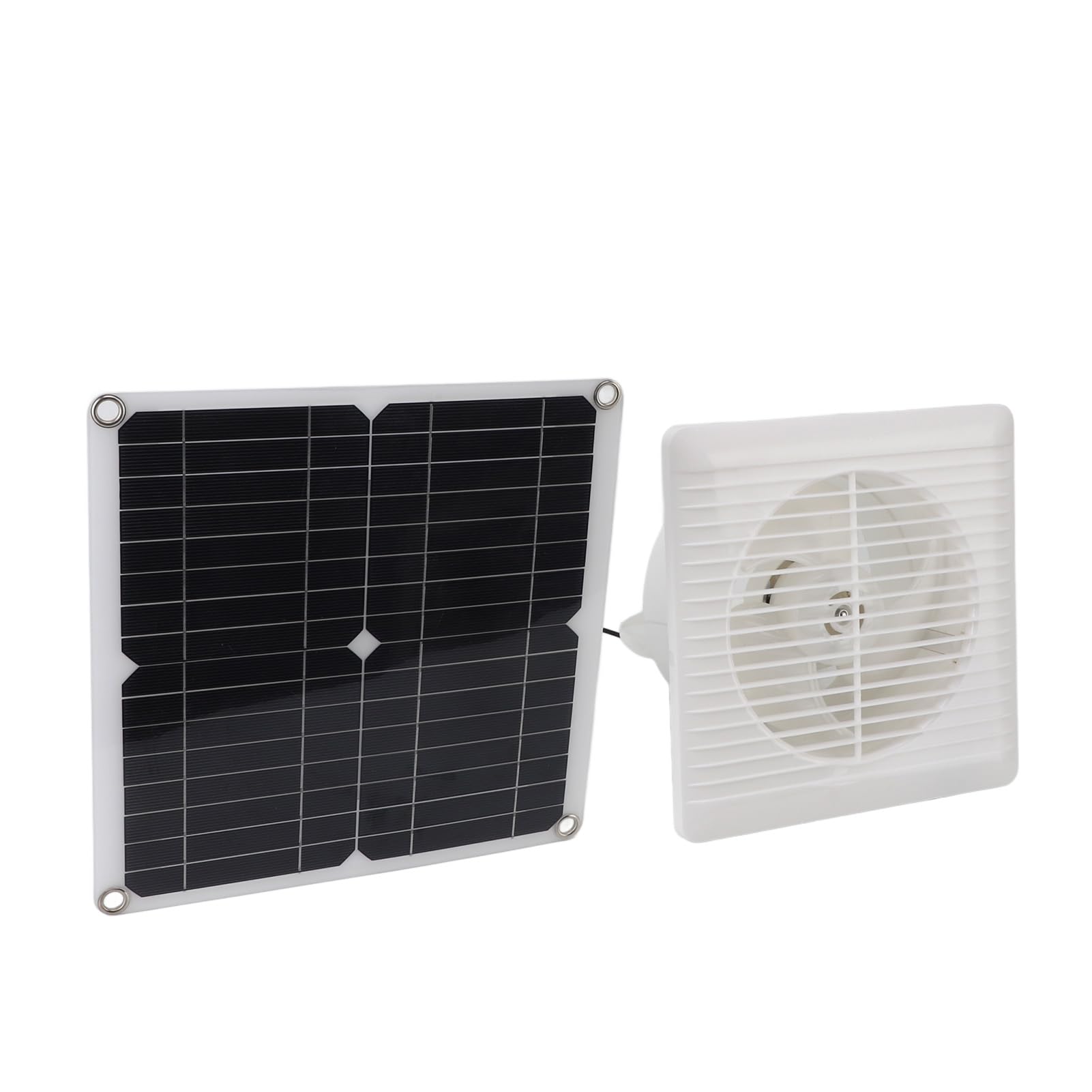 Ventilateur solaire 12W 12V DC avec panneau d'extraction pour serre et abri