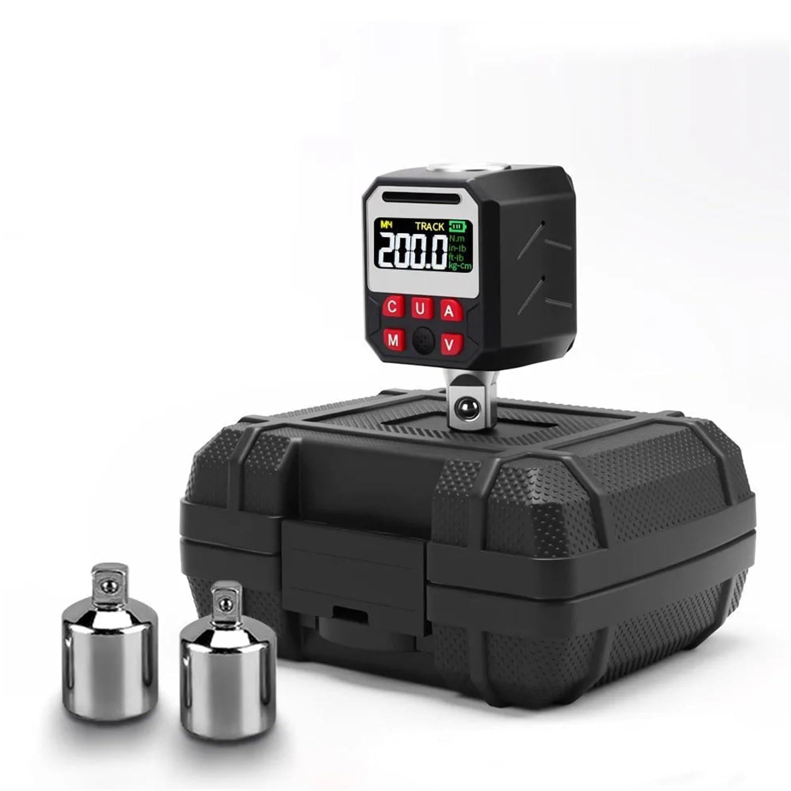 MINING Torque Adapter 1/2 Inch Digital Torque Wrench Adapter with Smart Display, Preset & Data Storage, 17-340Nm Range for Automotive Industrial Use(10 to 200nm)