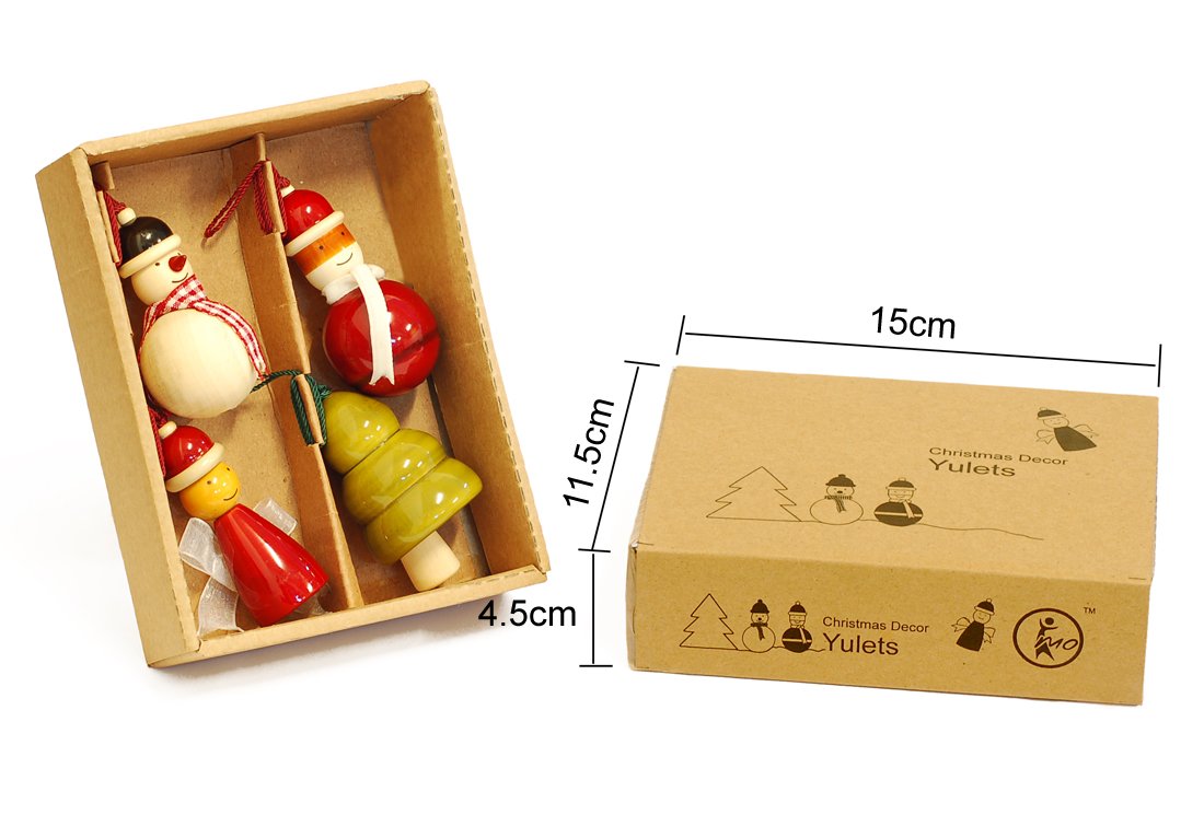 Maya Organic Wood Christmas Decor (Multi) - Image 4 thumbnail