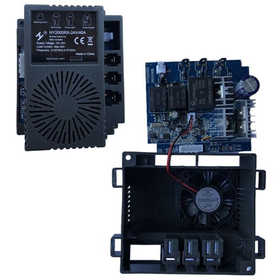 DREAWOO Powerful HY2005RX24V 40A Receiver Fit for Kids' Electric Cars 2 4G Transmitter