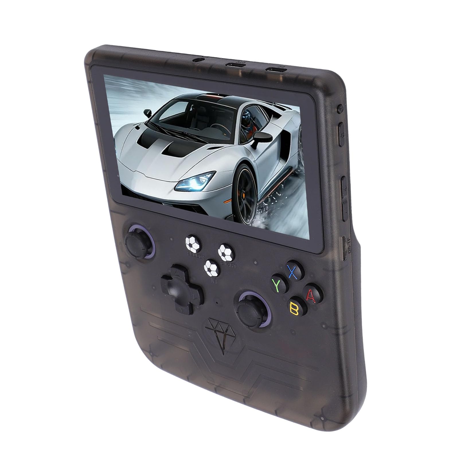 Ejoyous Console di Gioco Portatile con Schermo HD da 6 Pollici Console di Gioco Portatile retrò Scheda da 128 GB Batteria da 6000 MAh Doppi Joystick RGB per Pendolarismo in Viaggio e Appassionati di