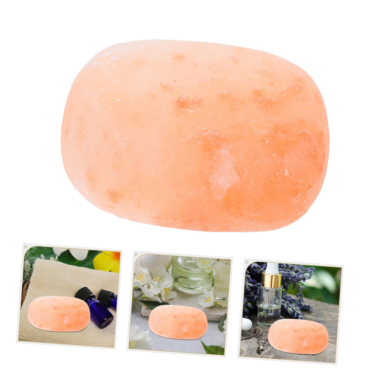 Didiseaon 2 Jabones de Sal Mineral Exfoliantes para Rostro, Cuerpo y Pies, Limpieza Delicada, Hidratante, Uso Diario y Spa en Casa