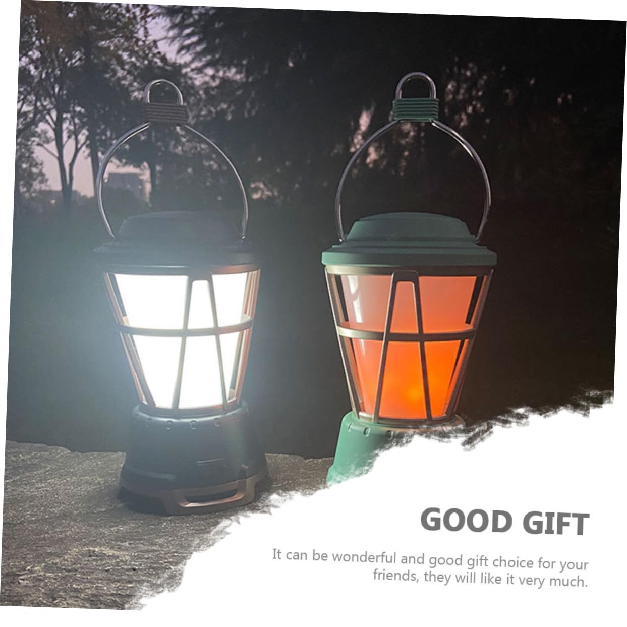 Toddmomy Multifunktions Vintage Campinglampe Tragbare Zeltleuchte Wiederaufladbar Kompaktes Outdoor Licht Für Wandern Rucksackreisen Und Camping