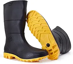 Bota Masculina Plastica Estilo Galocha Para Dias Chuvosos Para Limpeza Faxina Antiderrapante Super Leve Numeração Especial