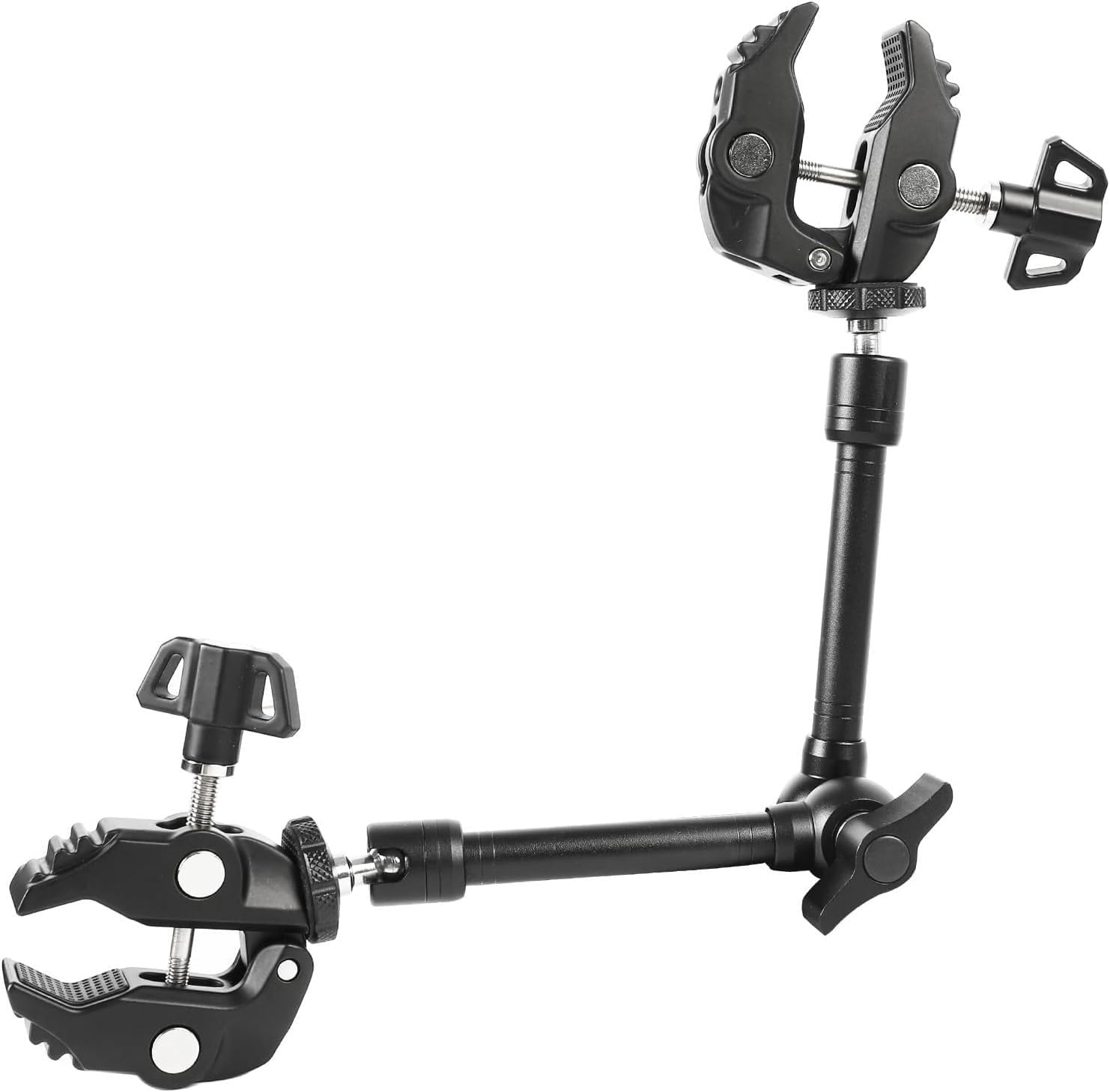 Magic Arm Clamp Kit with 2 Super Clamps, 1 Phone Holder，1/4"-20 Screw