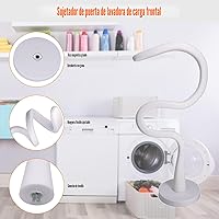 Vista 2 de eHuang Tools - Soporte para puerta de lavadora de carga frontal y tapón, soporte magnético extraíble para puerta de lavadora con base magnética