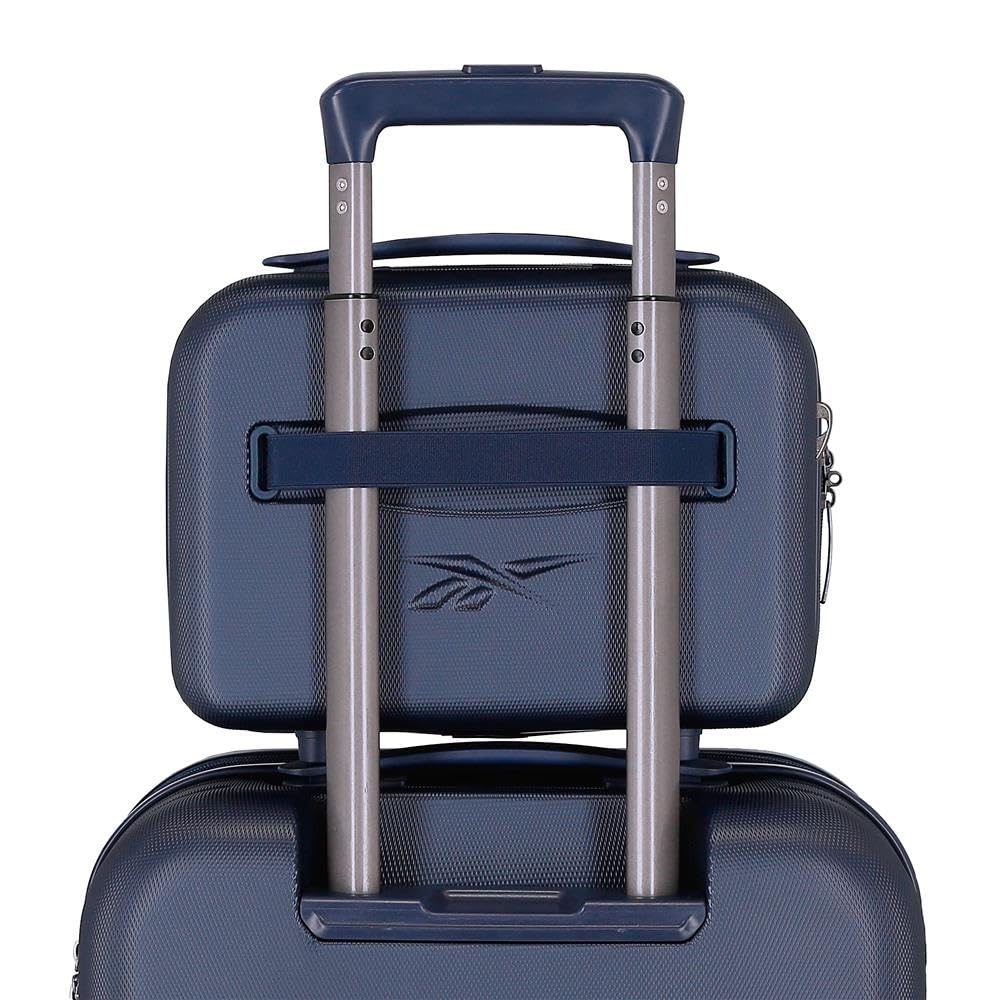 Reebok Franklin Kosmetyczka Adaptacyjna Niebieski 29 x 21 x 15 cm Twardy ABS 9,14L 0,8 kg by Joumma Bags, Niebieski, dopasowująca się kosmetyczka