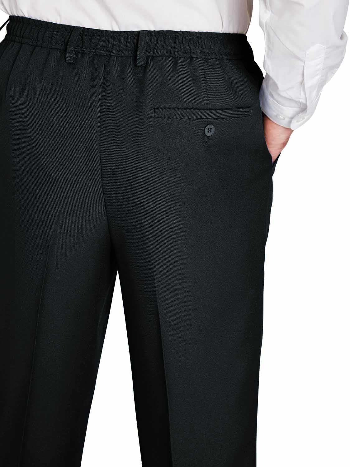 Chums Men's Pack of 2 Elasticated Waist Pull-On Trousers