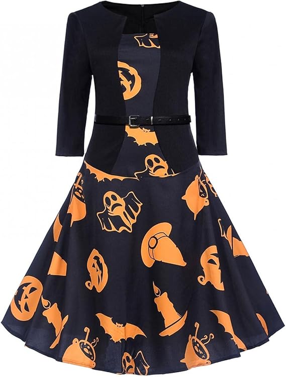 Amazon Co Jp ハロウィン ワンピース レディース ドレス 着痩せ 大人 レトロワンピース Aライン 膝丈 ドレス 大人 ロング おしゃれ 人気 パーティードレス タイト ハロウィン衣装 フレア ワンピース 洋服 仮装 エレガント 忘年会 イベント ダンス 服 ファッション小物 Amazon Co Jp ハロウィン ワンピース レディース ドレス 着痩せ 大人 レトロワンピース Aライン 膝丈 ドレス 大人 ロング おしゃれ 人気 パーティードレス タイト ハロウィン衣装 フレア ワンピース 洋服 仮装 エレガント 忘年会 イベント ダンス 服 ファッション小物