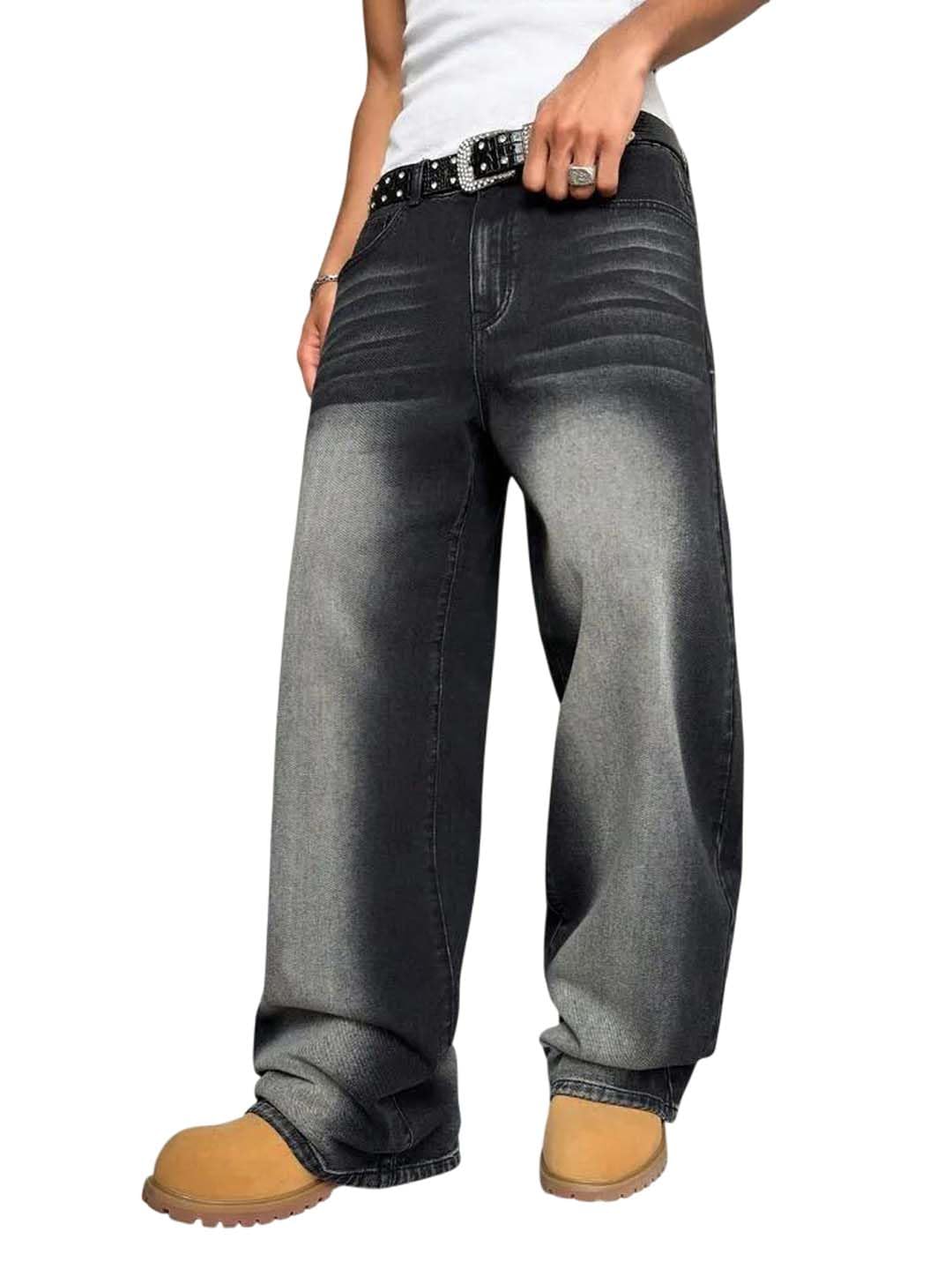 kotty Baggy Jeans for Men | Mens Wide Leg Relax Fit Jeans | Baggy Jean's for Boys | Oversized Jean's for Streetwear-picture-16