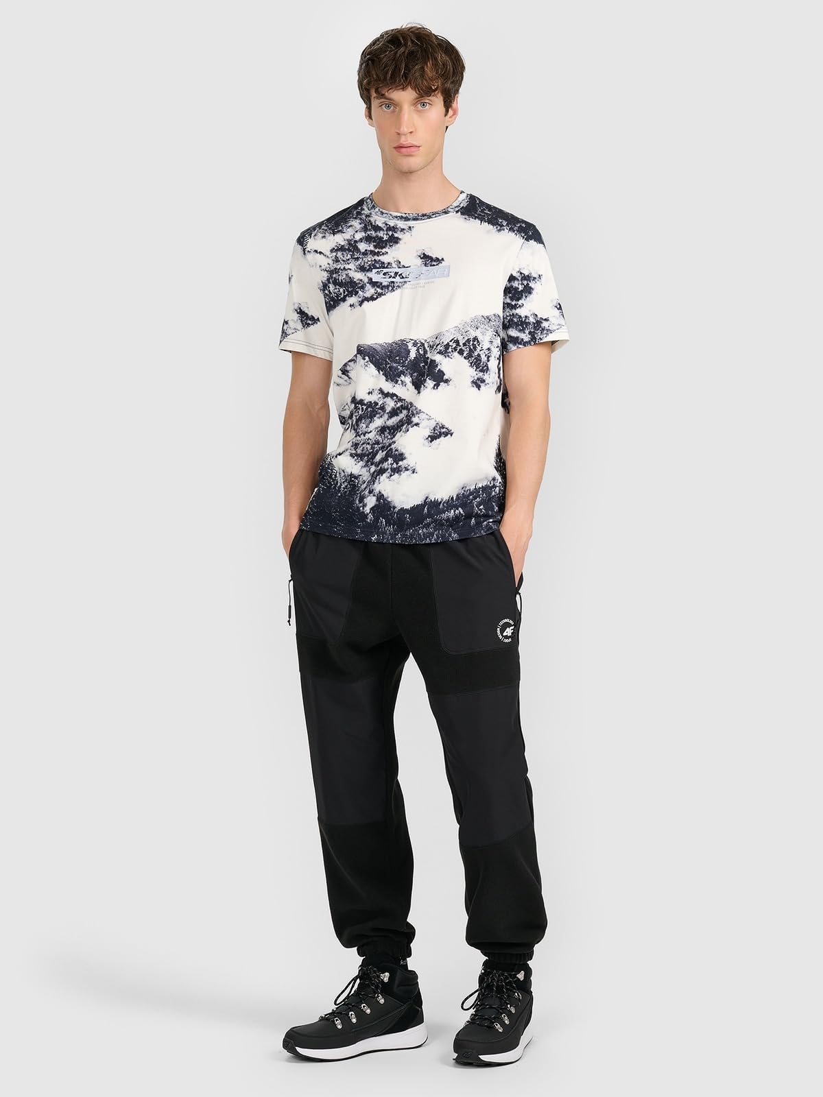 KOSZULKA MĘSKA TSHIRT 4F BAWEŁNA SUPER MATERIAŁ