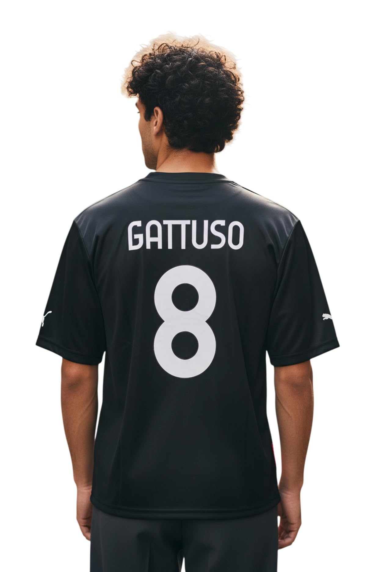 AC Milan Maglia Gattuso 8 Replica Ufficiale 2025/26, Rossonera a Strisce
