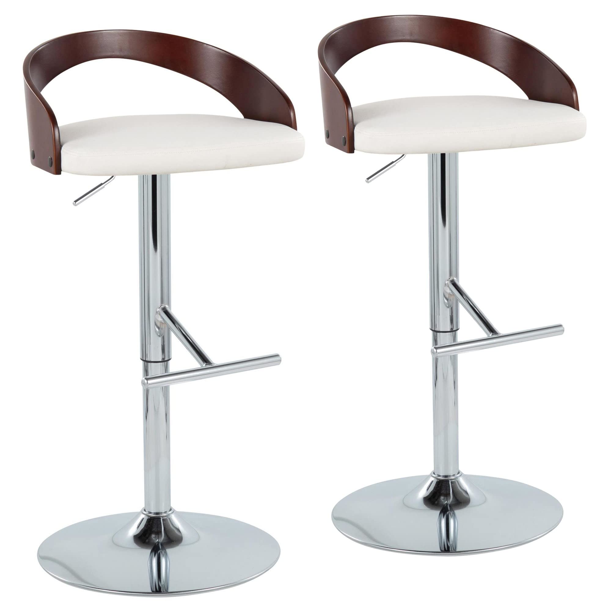 【shioba043 】GRANDVIEW HIGH STOOL Amazon.com: Grandview Gallery Grotto Adjustable Bar Stool, Chrome