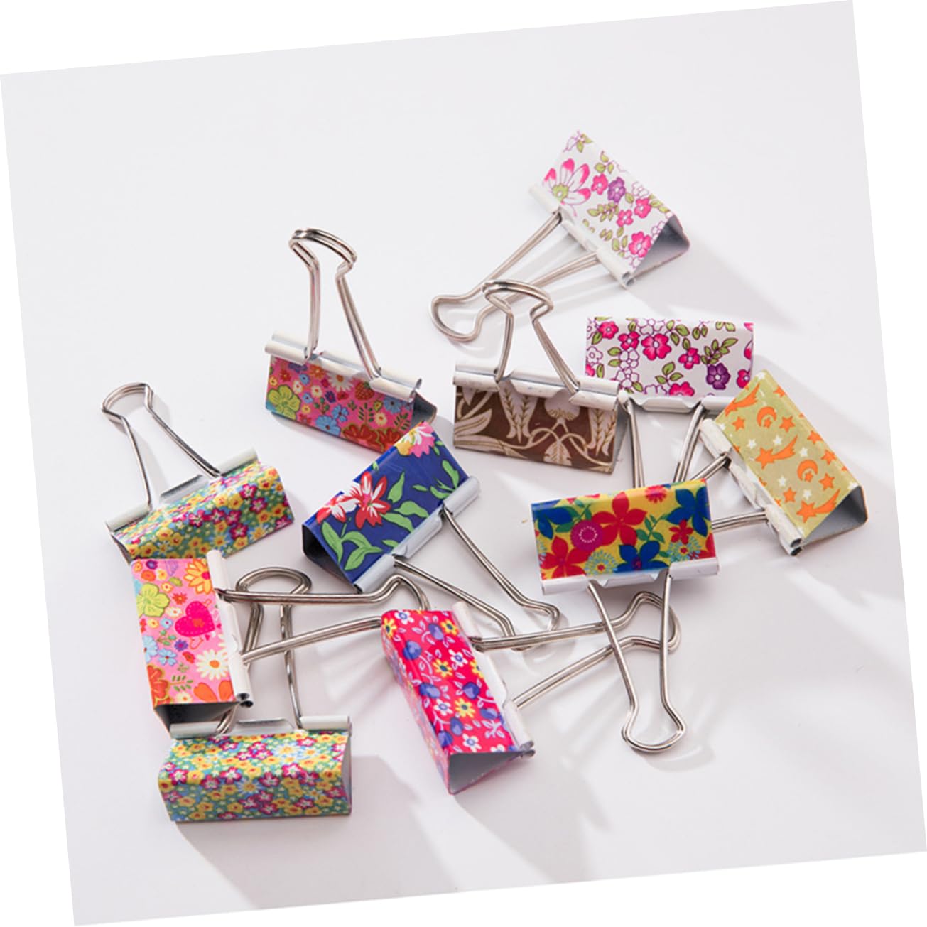 ARTIBETTER 96 Pezzi Fermagli per Carta Colorati Clip Raccoglimento per Casa Scuola e Ufficio Chiusura per Ufficio e Cancelleria