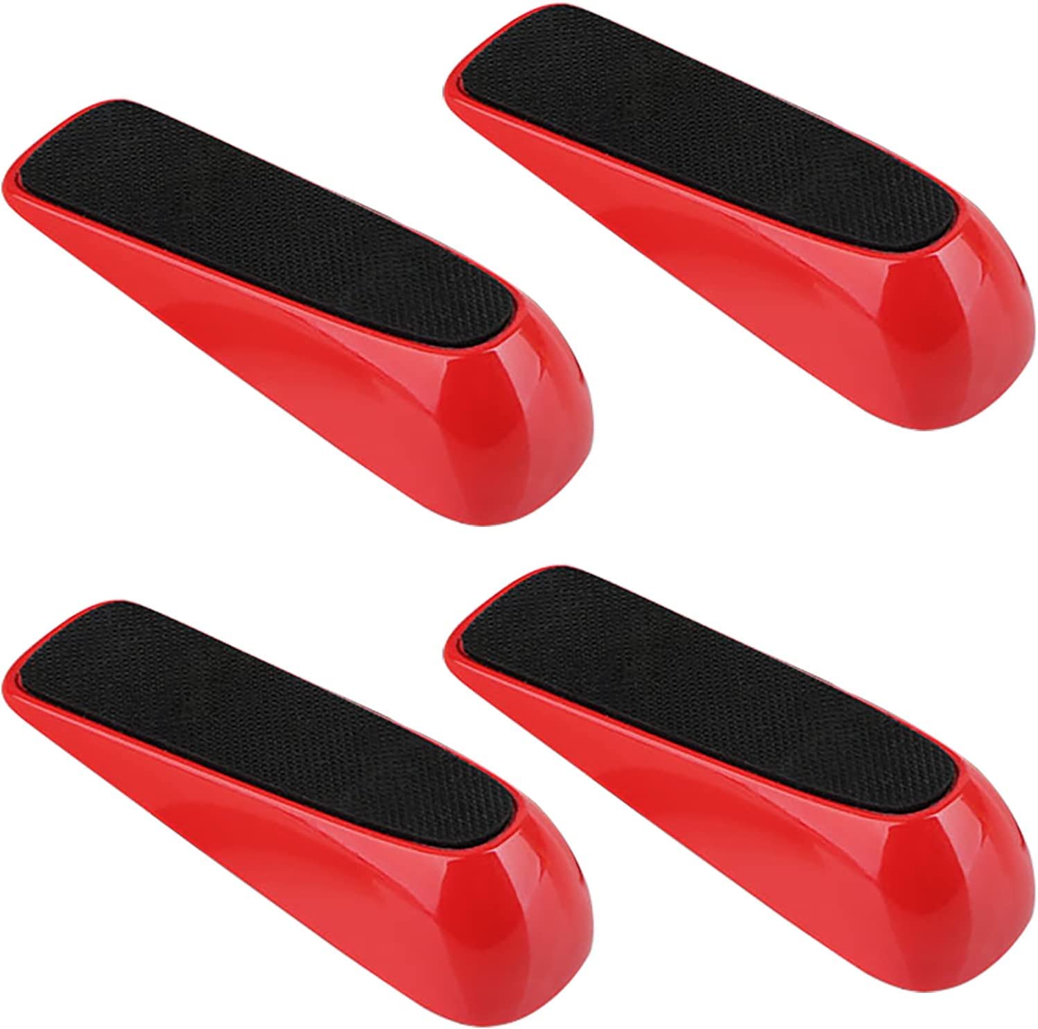 HEAGER Tür-Stopp-Tür Keilpuffer, Türstopper Türstopper Tü Türstopper, Türstopper, Türstopper-Keil, Türstopper-Stopper, bodenmontierte Türkeile, robuster Türkeil aus Metall(Rood)