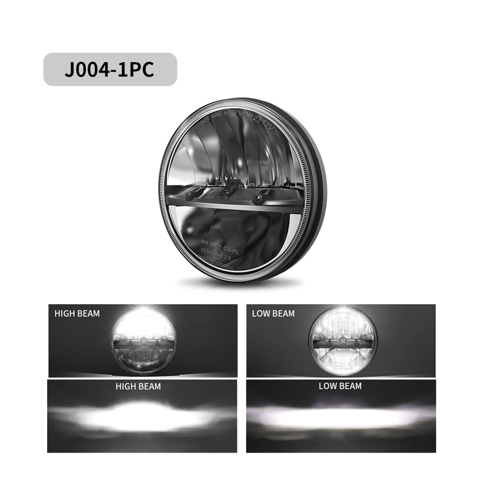 Fari Per Moto Fari Per SUZUKI Per Jeep Per Wrangler Per Ford Faro LED Rotondo Da 7 Pollici Per Moto E Fuoristrada(1 pc J0041)