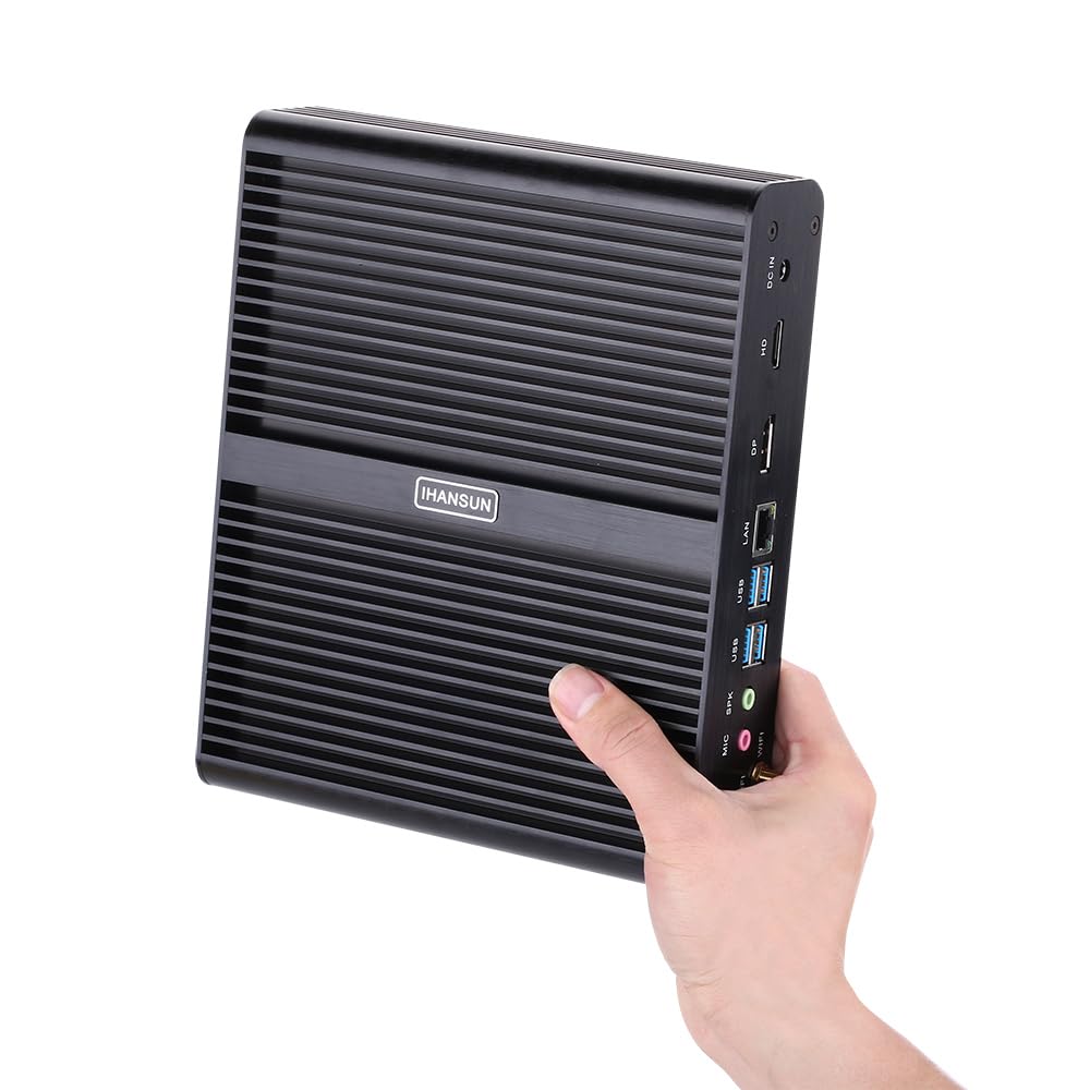 4K Fanless Mini PC, Desktop Computer, Server, I7 8550U 8565U 8559U 8569U 8650U, Windows 11 pro or Linux Ubuntu, BM14, WiFi, BT, DP, HDMI, LAN, 0 RAM, 0 Storage, Barebone No System