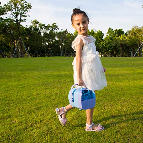 Kindiary Bubble Machine, Automatic Bubble Blower, Portable Bubble Maker For Kids Toddlers With 5000+ Bubbles/Min, 2 Speeds, 12.8Oz Capacity, Powered By Plug-In Or Batteries For Indoor Outdoor Parties #TOP5