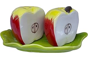 Charming Apple-Shaped Salt and Pepper Shakers: A Must-Have Kitchen Accessory