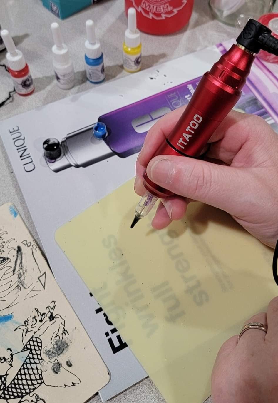 22/mo Finance Tattoo Kit Tattoo Machine Kit for Beginners Cartridge Pen Kit with Tattoo Gun