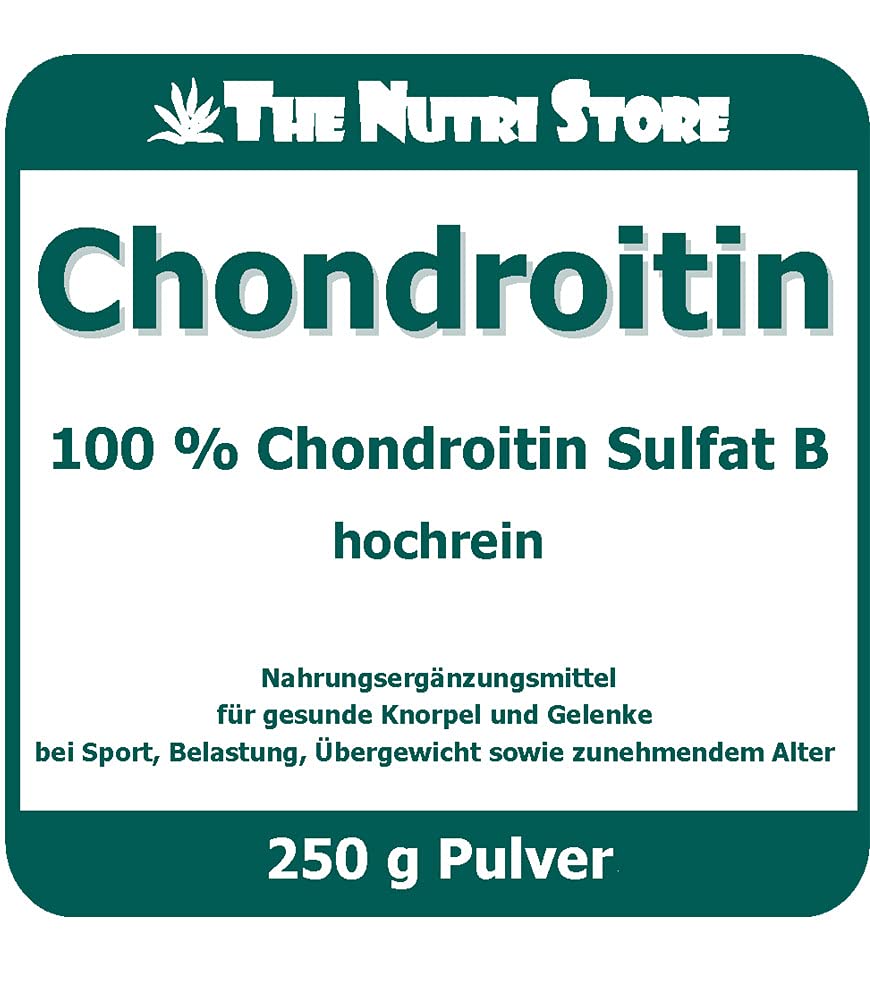 Chondroitin Sulfat 100% rein Pulver 250 g - für gesunde Knorpel und Gelenke