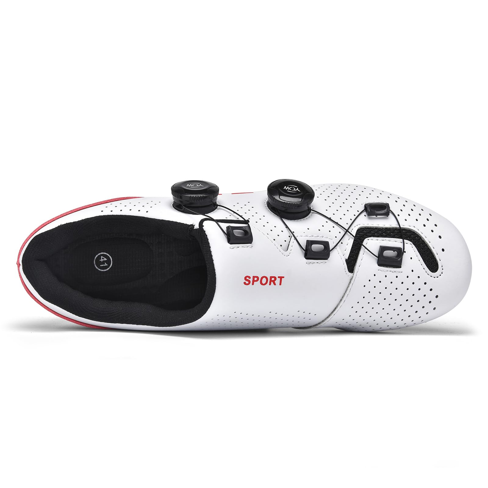 Herren Damen Radschuhe Kompatibel mit Look SPD SPD-SL Delta Lock Pedal Atmungsaktiv leicht Fahrradschuhe Rennradschuhe