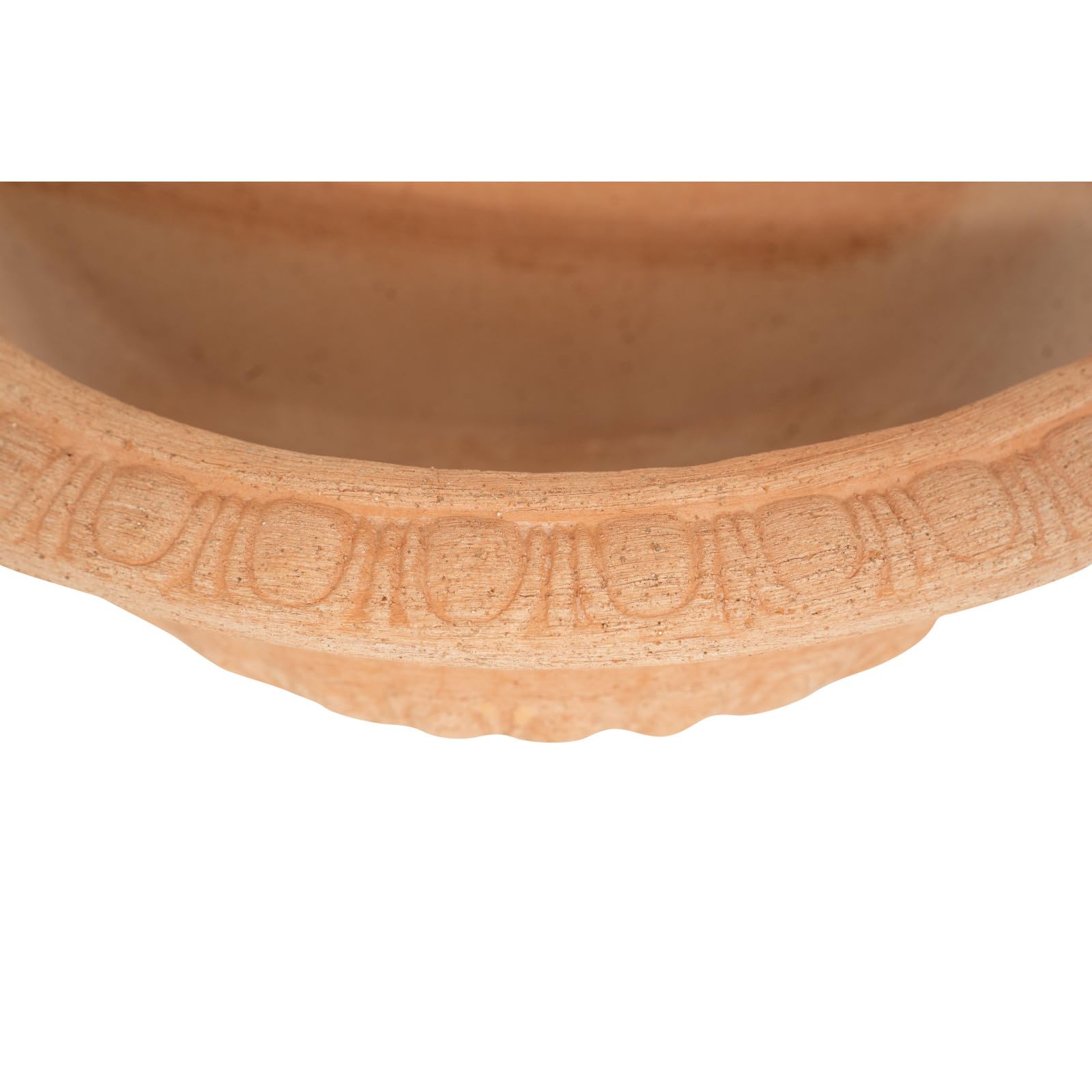 Biscottini Bañera para fuente de jardín de terracota Fuente de pared de exterior Made in Italy lavabo decoración pared