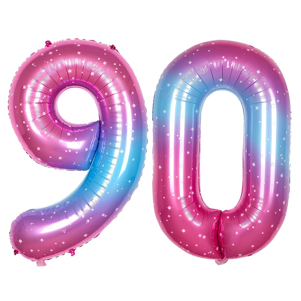 Foil Globo Número 5 Azul 40" (101cm), Inflable Helio o aire, Gigante Numeros 0-9, 10-19, 20-29, 30-100, Grande Globos Decoración para La Boda Aniversario y Cumpleaños Fiestas — view 475