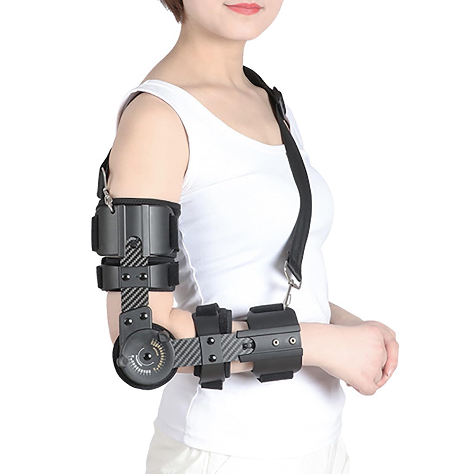Tutore per Gomito incernierato, tutore immobilizzatore per Gomito Post-operatorio con stabilizzatore a Fionda, Stecca per Gomito per Il Recupero delle lesioni al Braccio