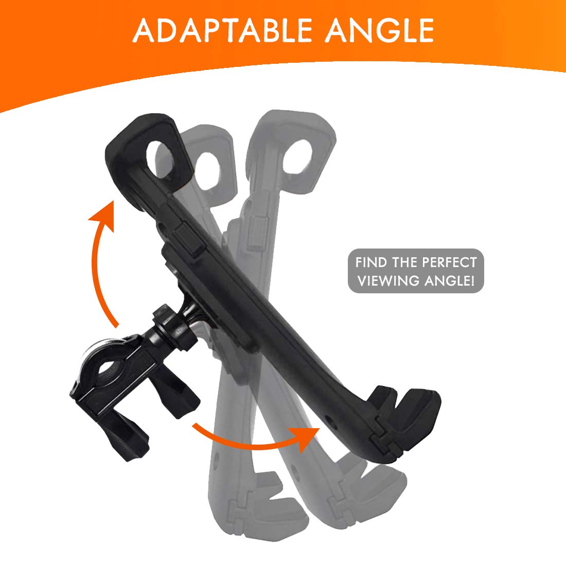 Support Tablette Poussette Canne Compatible avec iPad valable pour Toutes Les poussettes du Marche