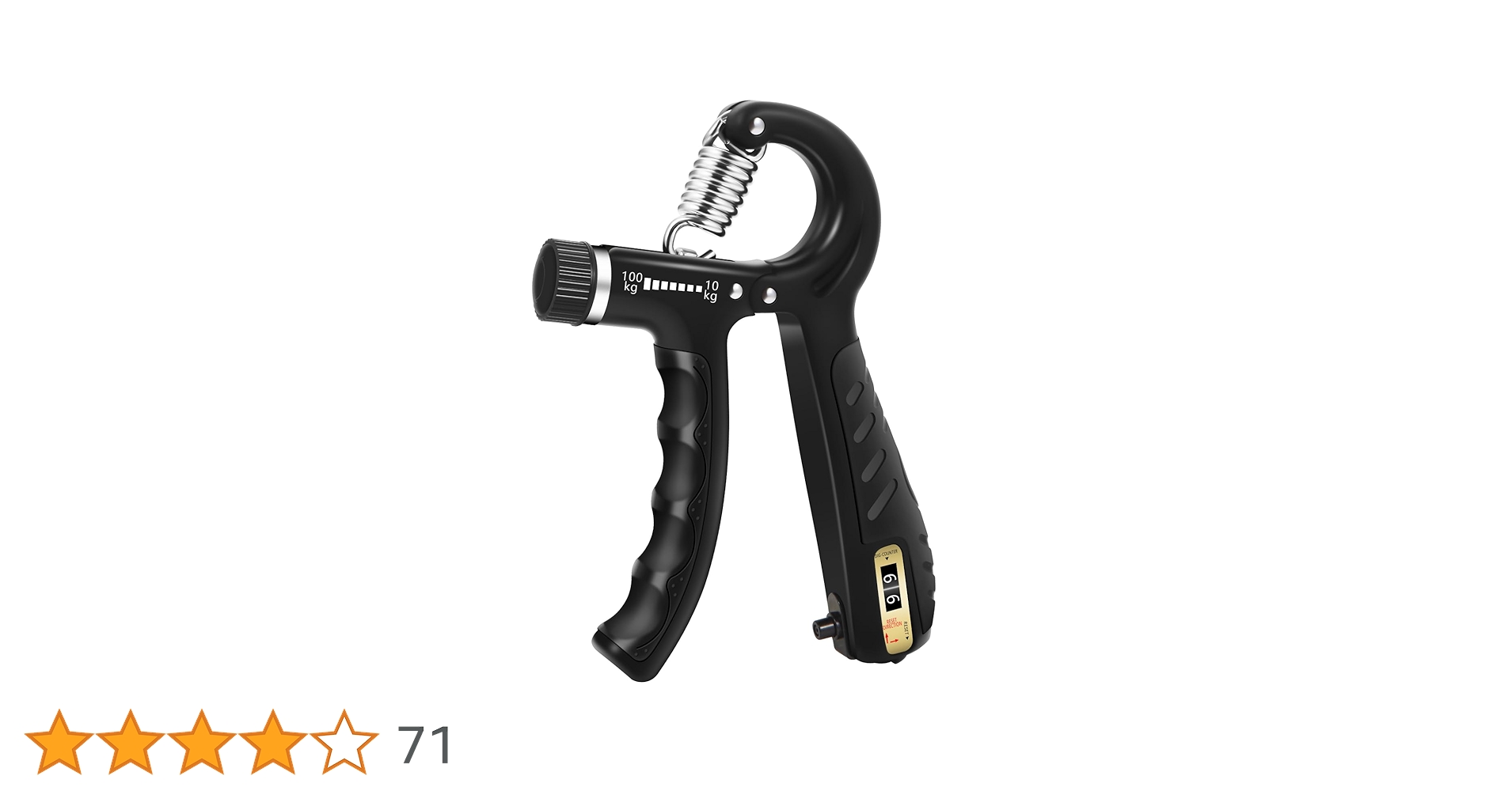 Amazon | 強化版 握力トレーナー 10-100kg 負荷調整可能 ハンド
