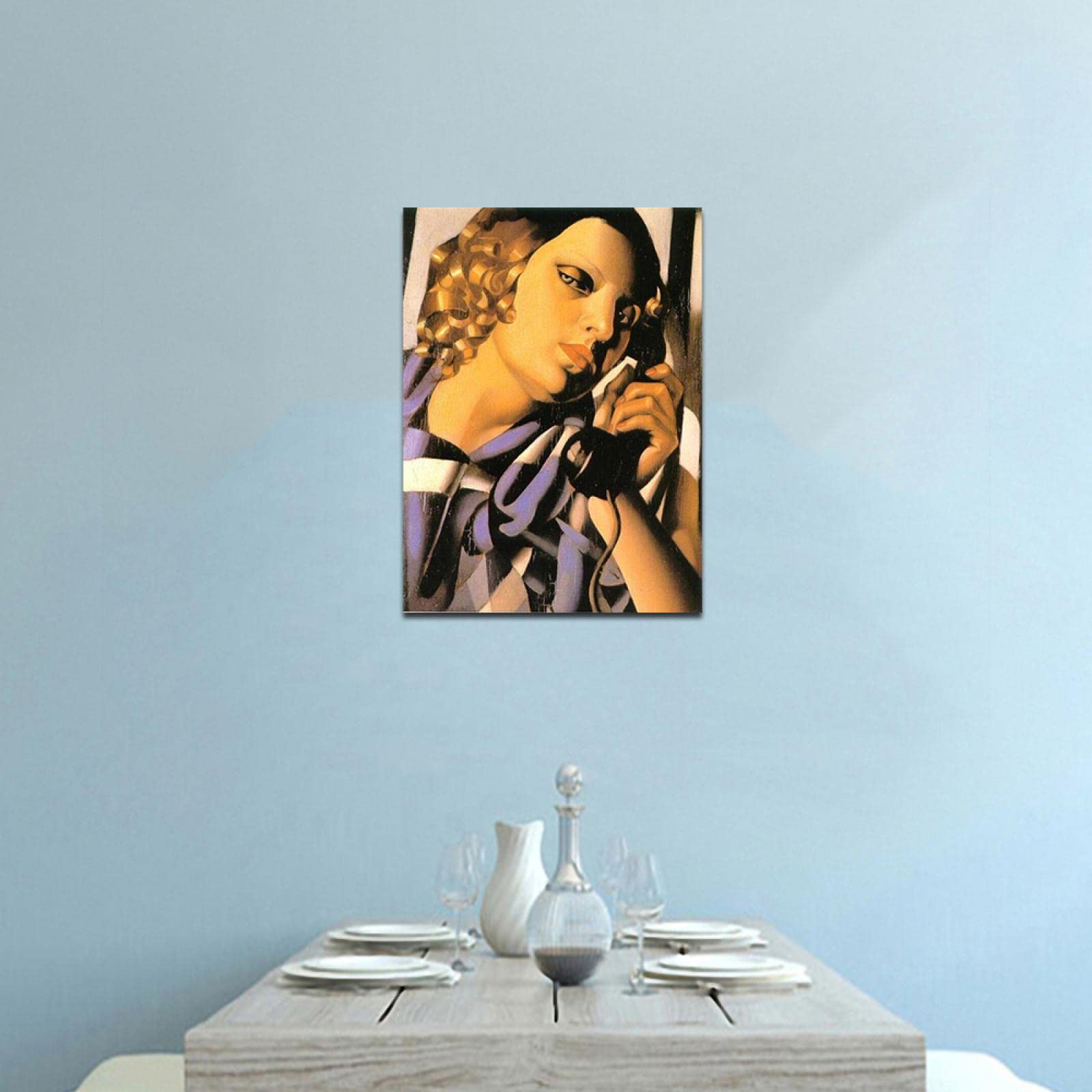 Amazon｜アールデコの有名な絵画。Tamara de Lempicka：電話