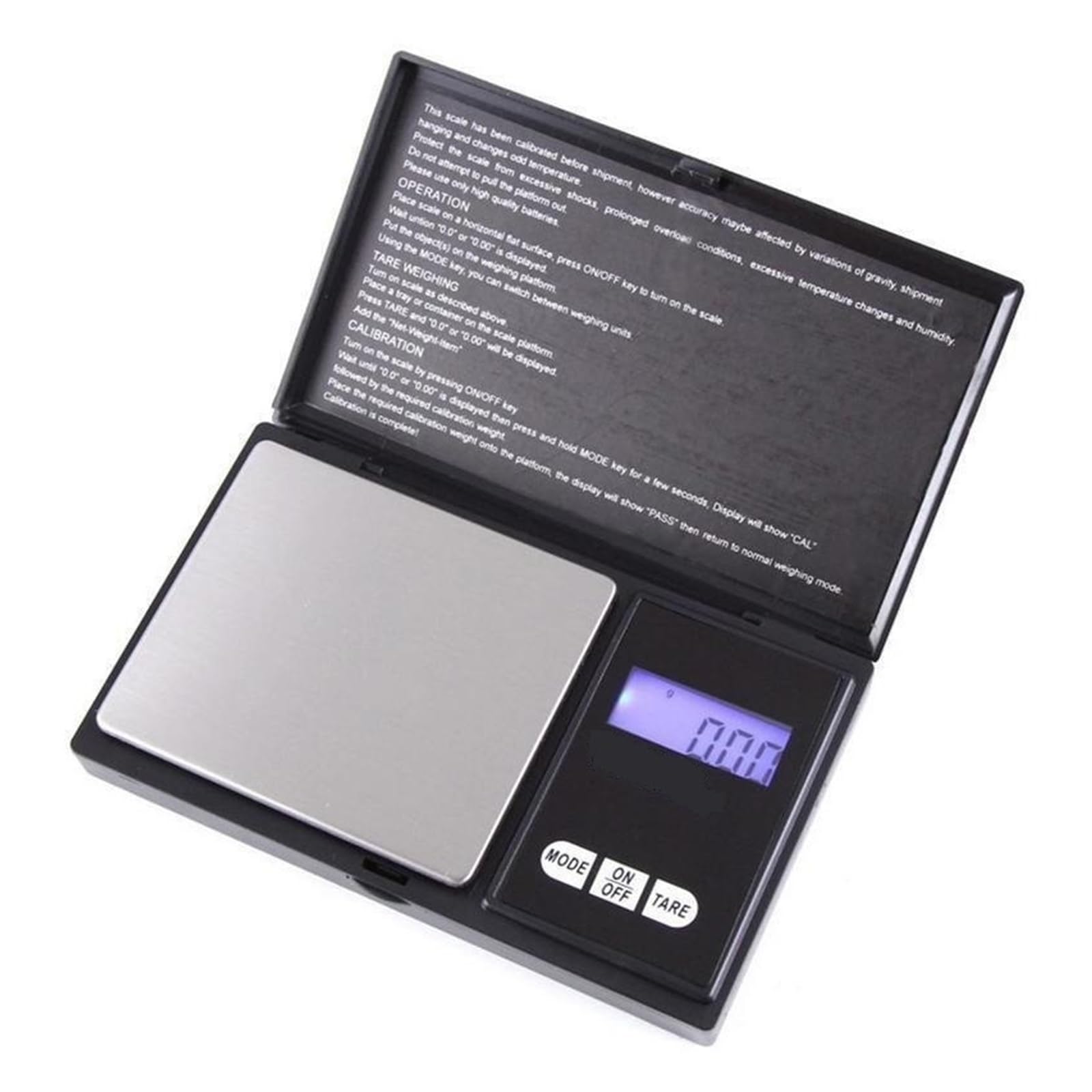 HPTHLY 0.01g High Precision LCD Display Mini Electronic Scale Gold Balance Weight Jewelry Pocket Kitchenscale Scales for Kitchen (One Color-300g)