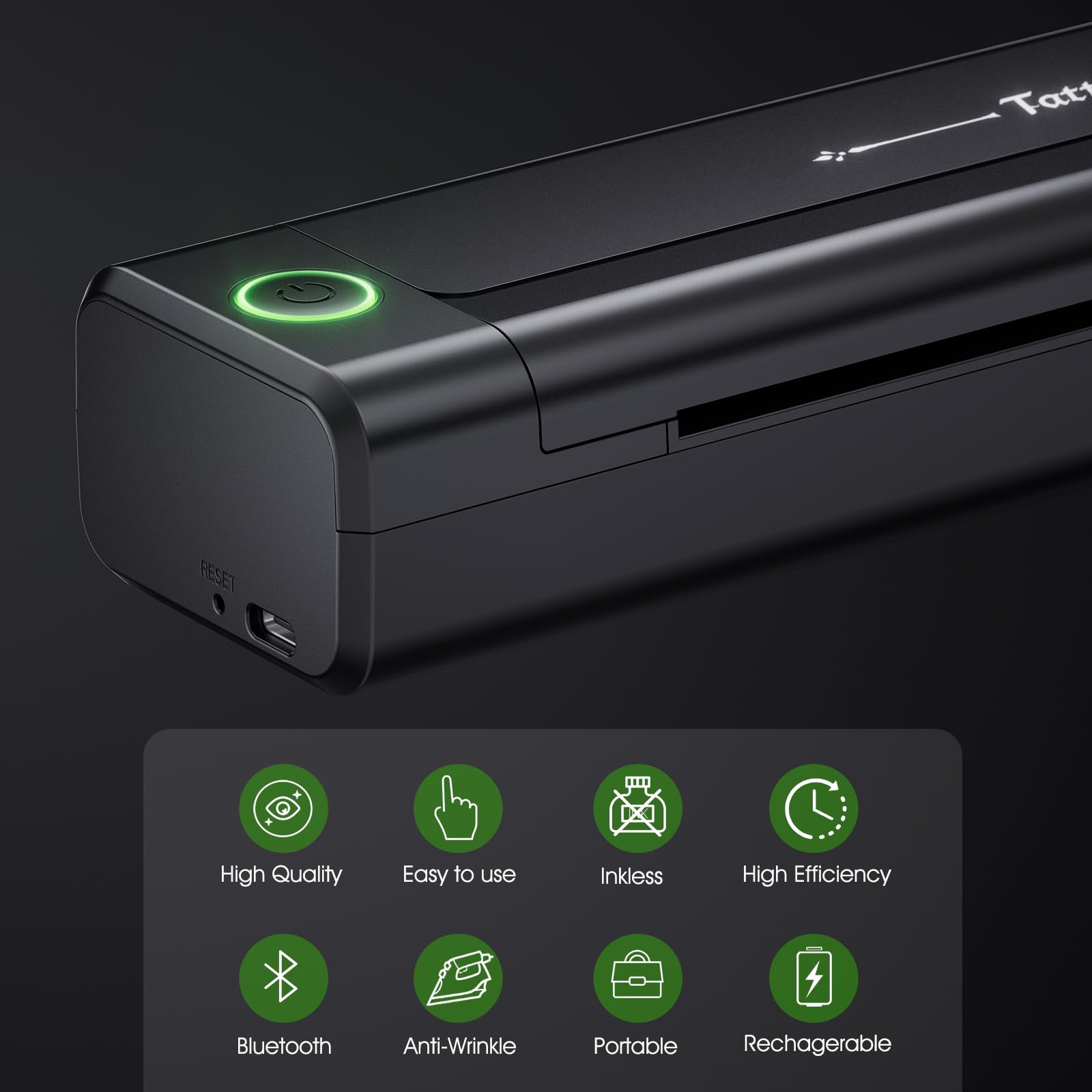 BIOMASER H1 Professional Tattoo Stencil Printer Bluetooth Compatible iPad Phone PC