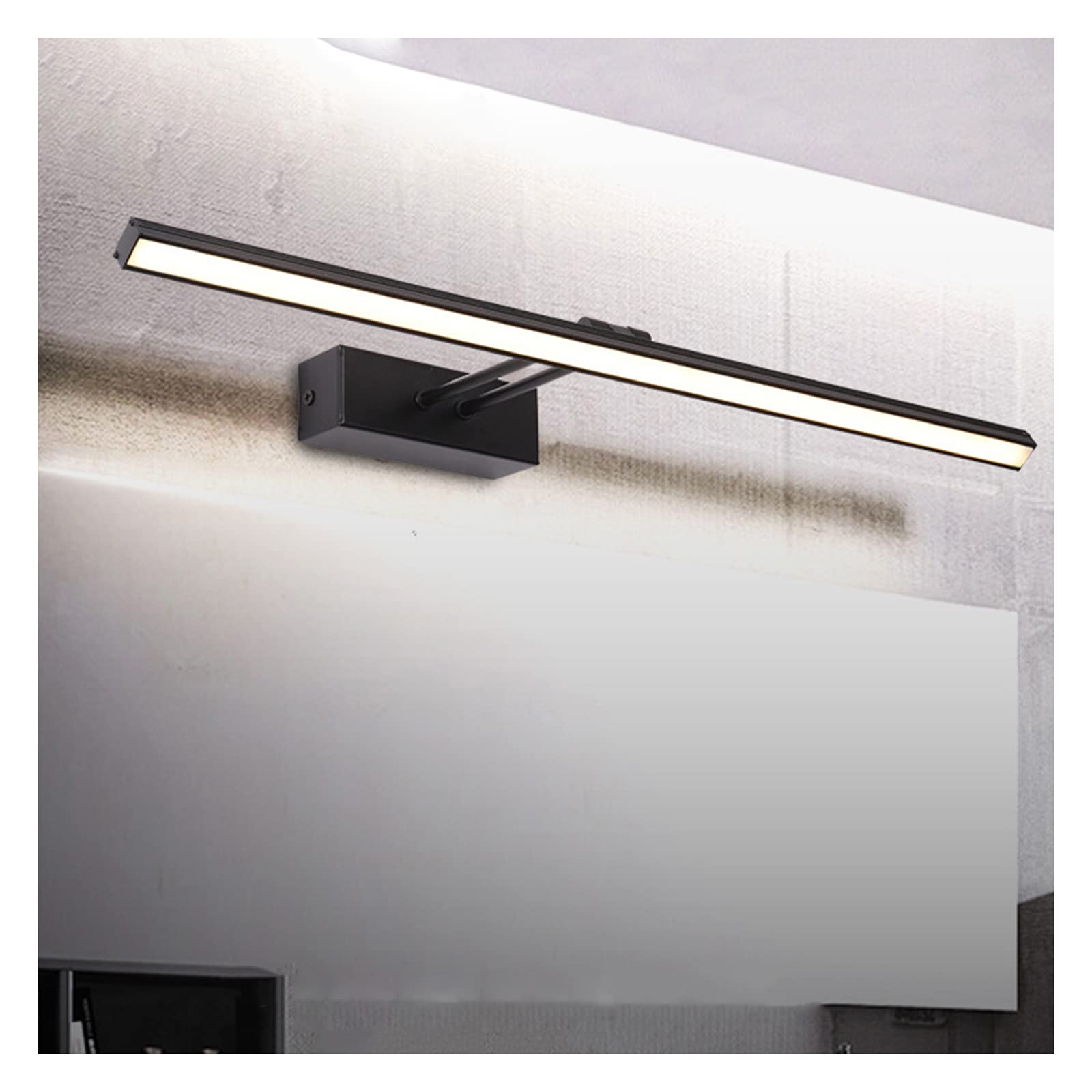 Éclairage avant de miroir pour une salle de bain moderne et relaxante