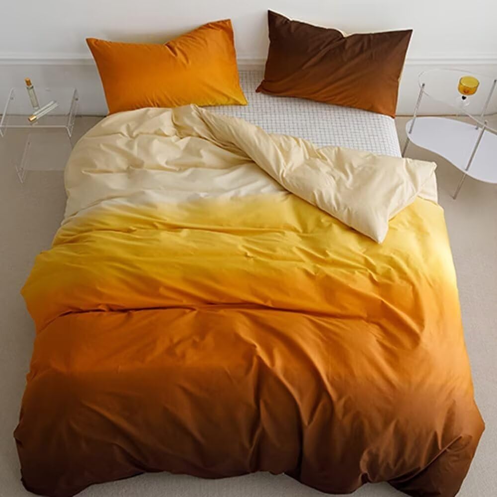 Blue White Ombre Twin Comforter Set - Modern Bedding -32