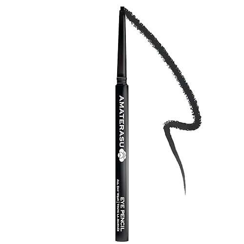 Amaterasu Lápiz de ojos  Lápiz de maquillaje negro a prueba de manchas  Impermeable y resistente a la humedad  Lápiz delineador de ojos de pestañas disponible en Yaxa Costa Rica