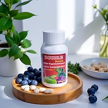 Shri Double Stem Cell Capsules – Blueberry Flavour | 60 Veg Capsules for Energy, Immunity & Cellular Regeneration | GMP Certified | Made in India