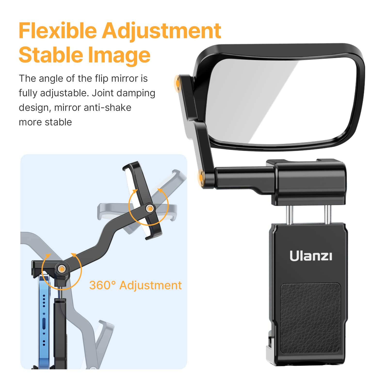 Amazon.co.jp: ULANZI スマートフォン 自撮りミラー 携帯電話ホルダー