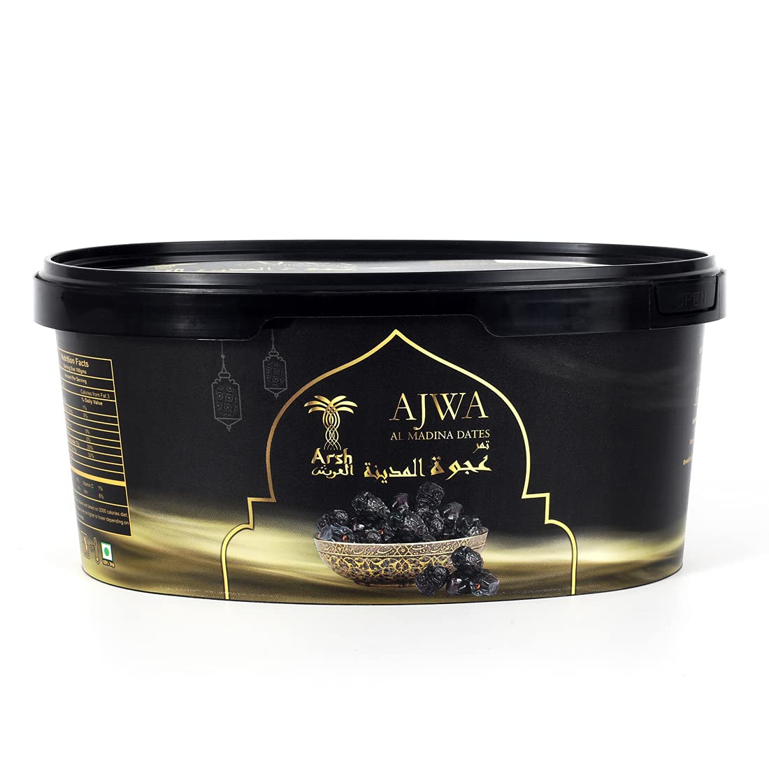 Arsh Ajwa AL Madina Dates - 800 Gm | Khajoor Dry Fruits | Healthy & Nutritious Snack | Rich in Iron, Fibre, Immunity Booster, Protein & Vitamins | Natural Sweetener (B095322254) Amazon Price History, Amazon Price Tracker