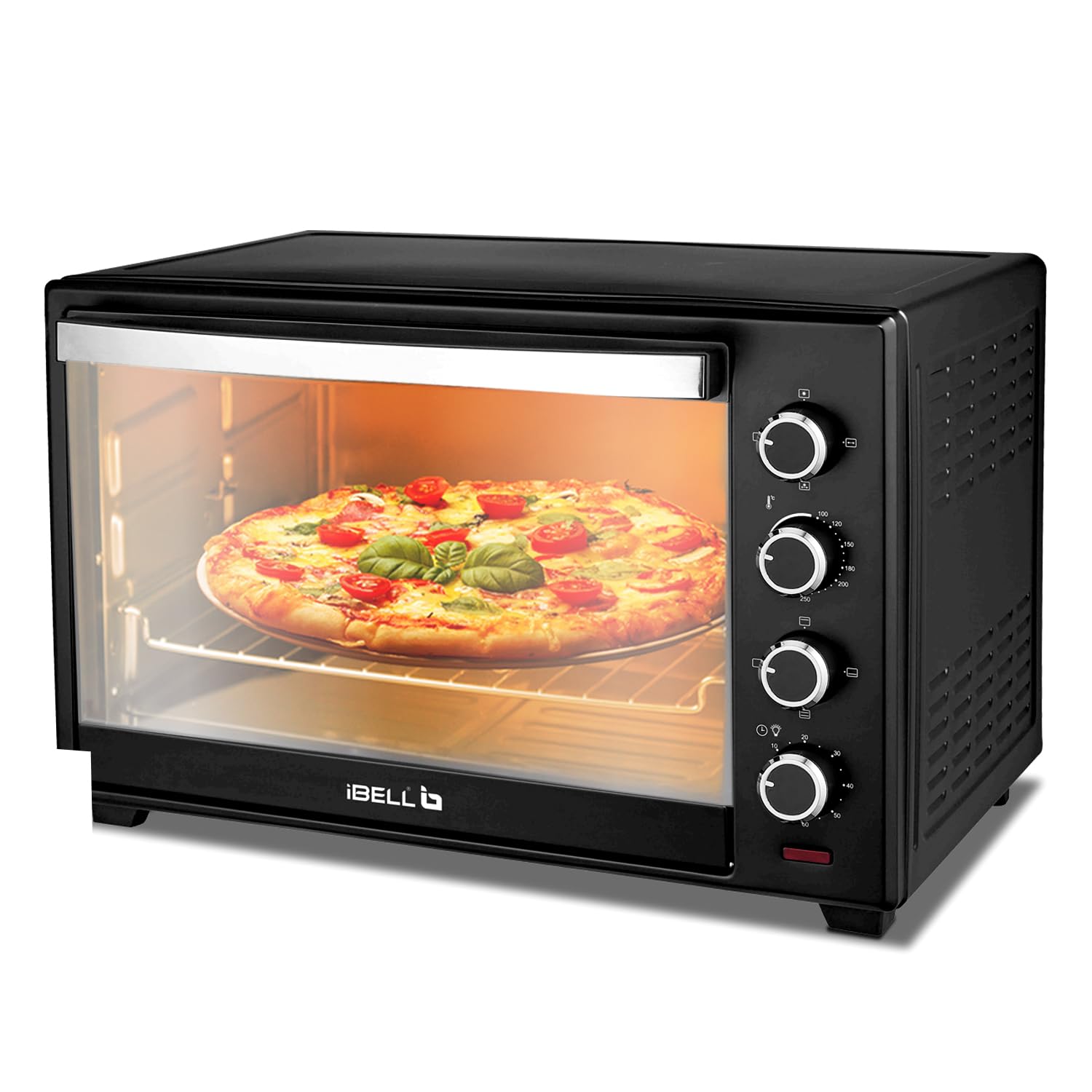IBELL Eo50Lgdlx Otg 50 Litre,Convection Oven Toaster Griller With Motorized Rotisserie,5 Heating Modes,2000 Watt (Black),2000 Watts,50 Liter (B09GVW9B9H) Amazon Price History, Amazon Price Tracker