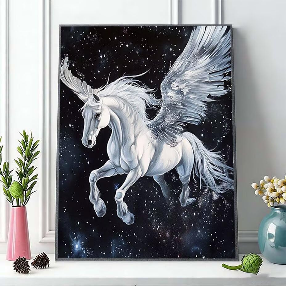 Peinture numéro adulte grand format pour décorer votre salon avec un ciel étoilé - 2