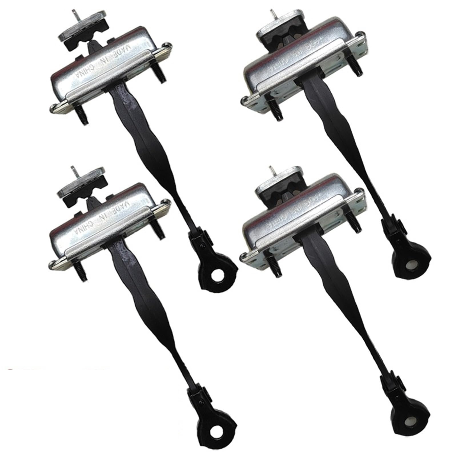Bcgatydr 1Set Door Limiter Hinged Fit For Ford Explorer Police 2011-2018 Door Hinge Stop Check Strap Limiter 1/4Pc Front Rear Left Right Bb5z-7823552-A Car Door Limiter(1Set)