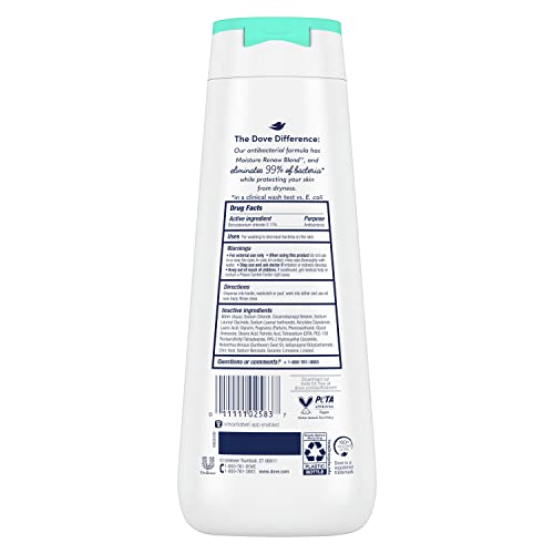 Dove 0405455 Body Wash Care & Protect Antibacterial 4 Count thumb #1