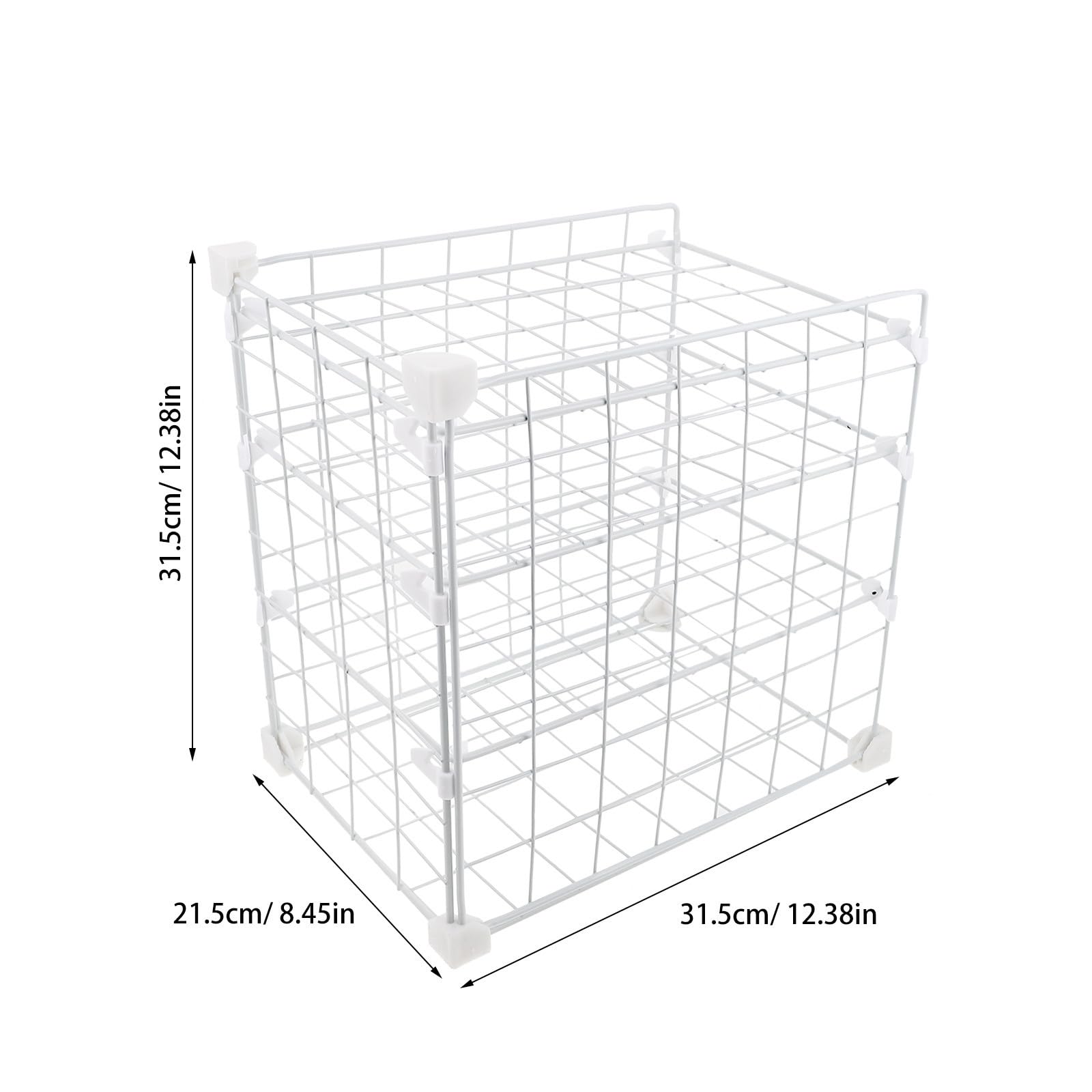 Estante de Almacenamiento de Hierro Blanco para Refrigerador Rejilla