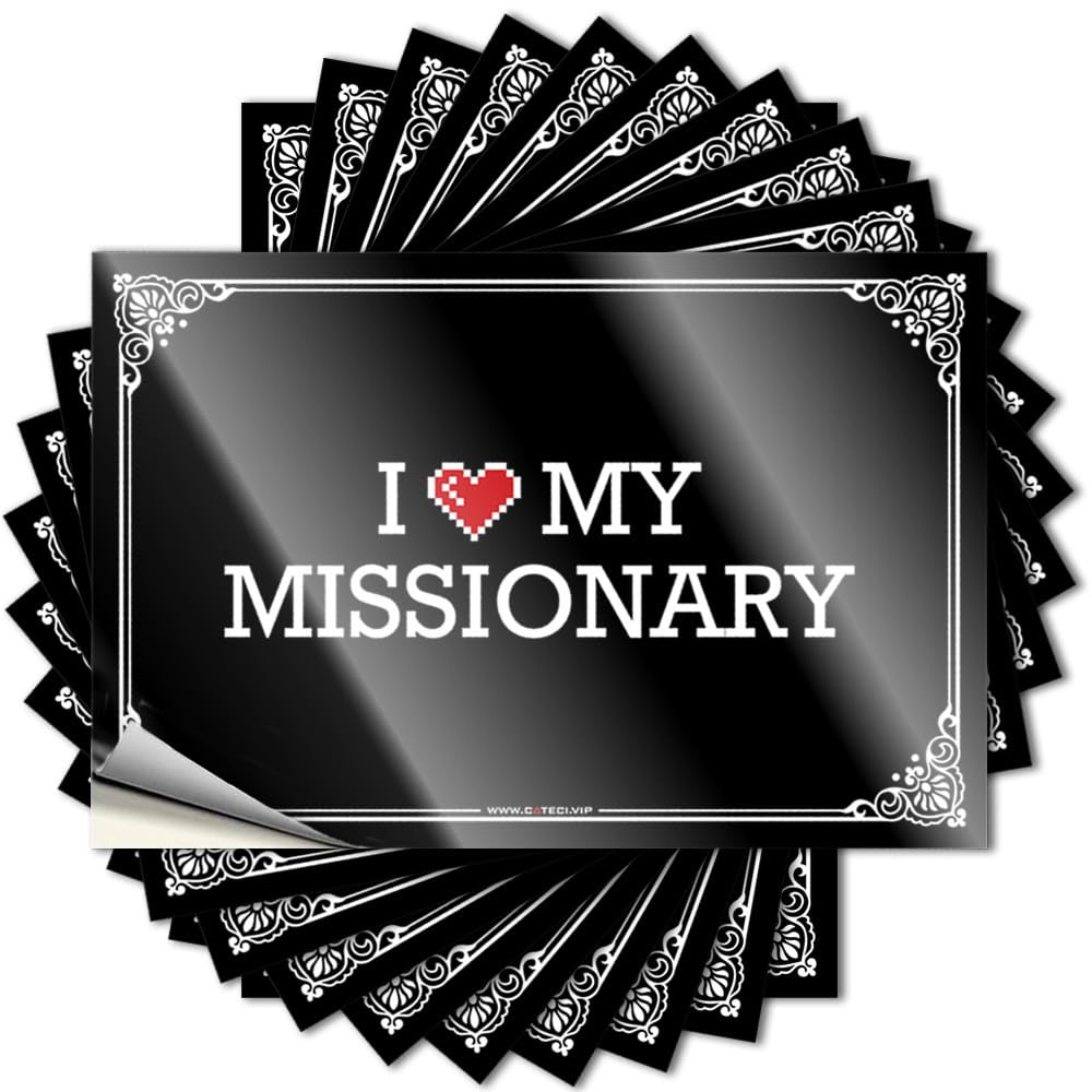 Accessories Bumper Saying | I Love My Missionary Cool for Comfort Decor(12X18CM)