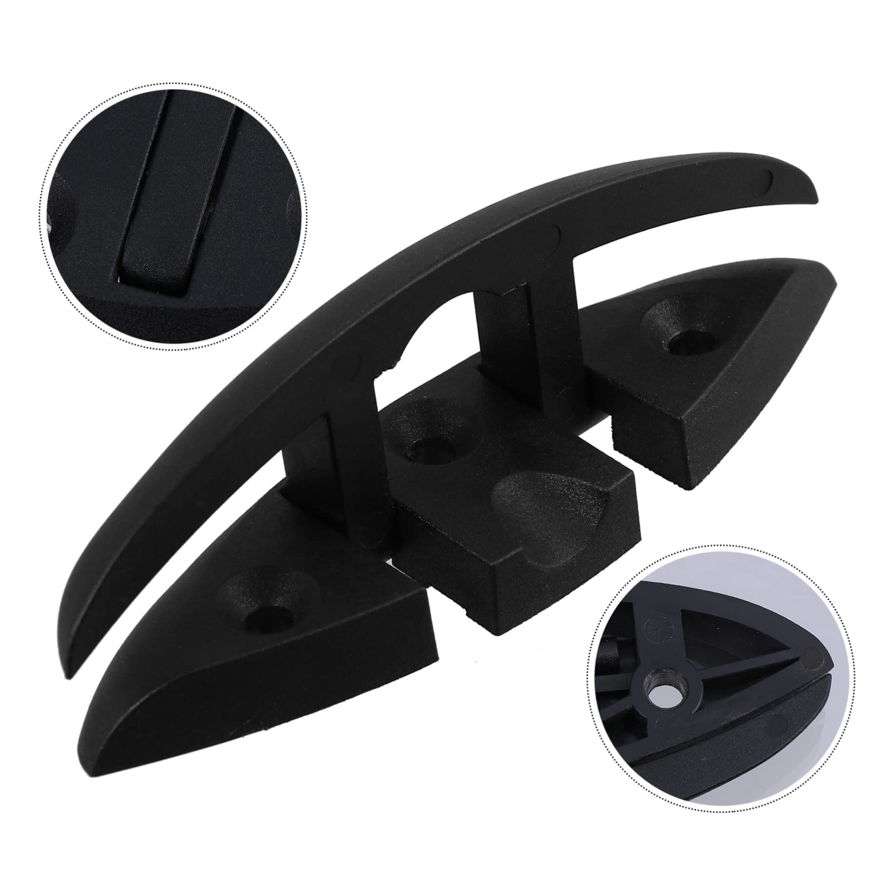 BESPORTBLE Boat Cleats Flagpole Cleat Hook Marine Rope Bolt 6.5 Inch Boat Tie Down Hook