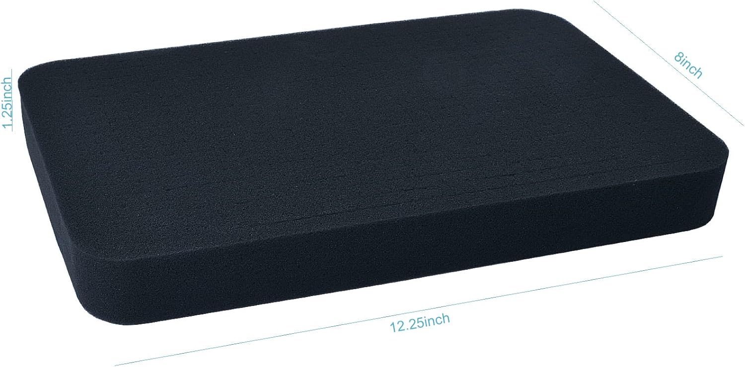 Customizable Pluck Foam for GO Pro Large Carrying Case Hero 7 Go Pro Hero 9 10 Accessories Tail Interior Foam - Image 2