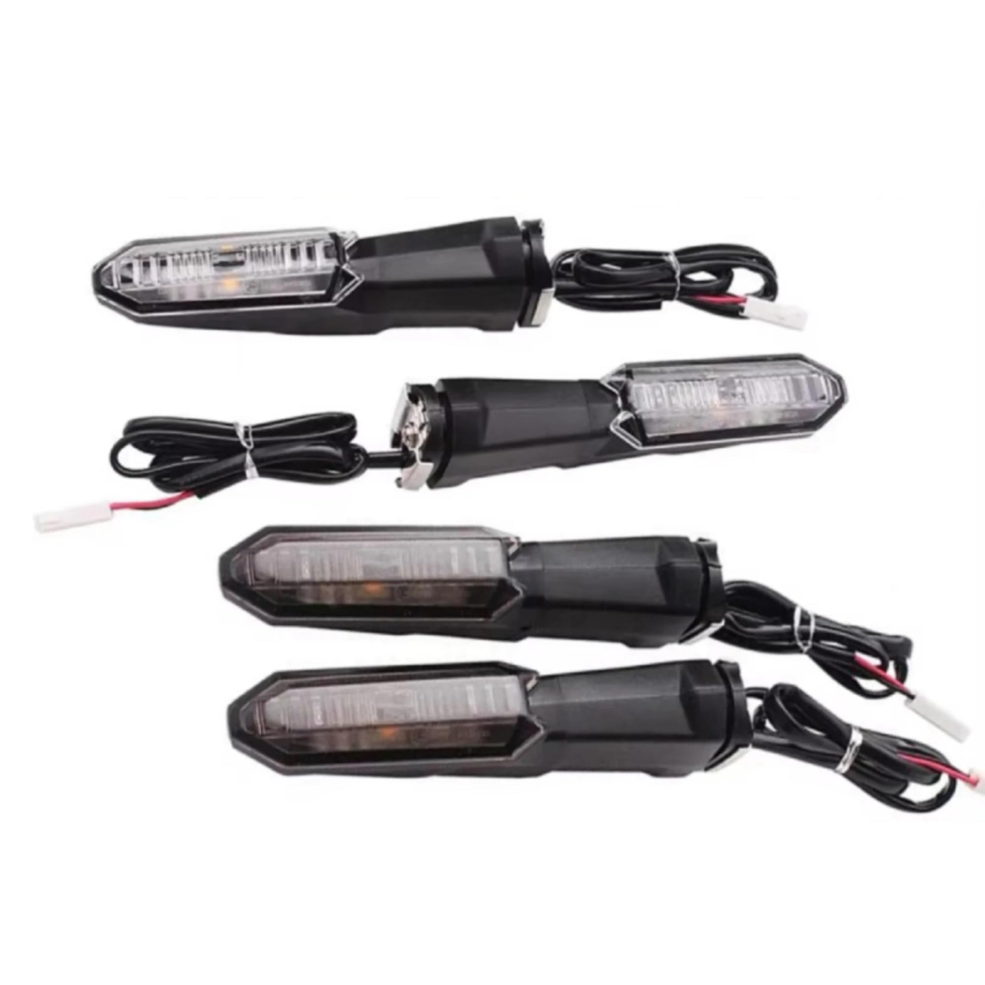 Faro Di Svolta Per Moto Per KAWASAKI Per Versys 1000 650 X250/X300 Per NINJA 1000 ZX-6R 125 250/300 400 650 ER-6N/F Luce lampeggiante indicatore(Fumo,4)
